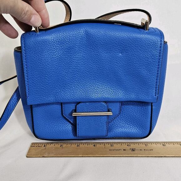 Reed Krakoff Royal Blue Leather Mini Square Crossbody Shoulder Bag NWT - Picture 12 of 14